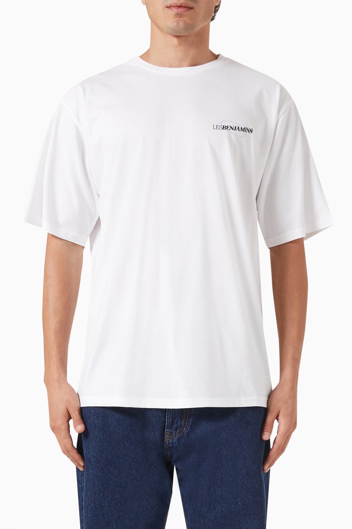 

Graphic-print T-shirt in Cotton-jersey, White