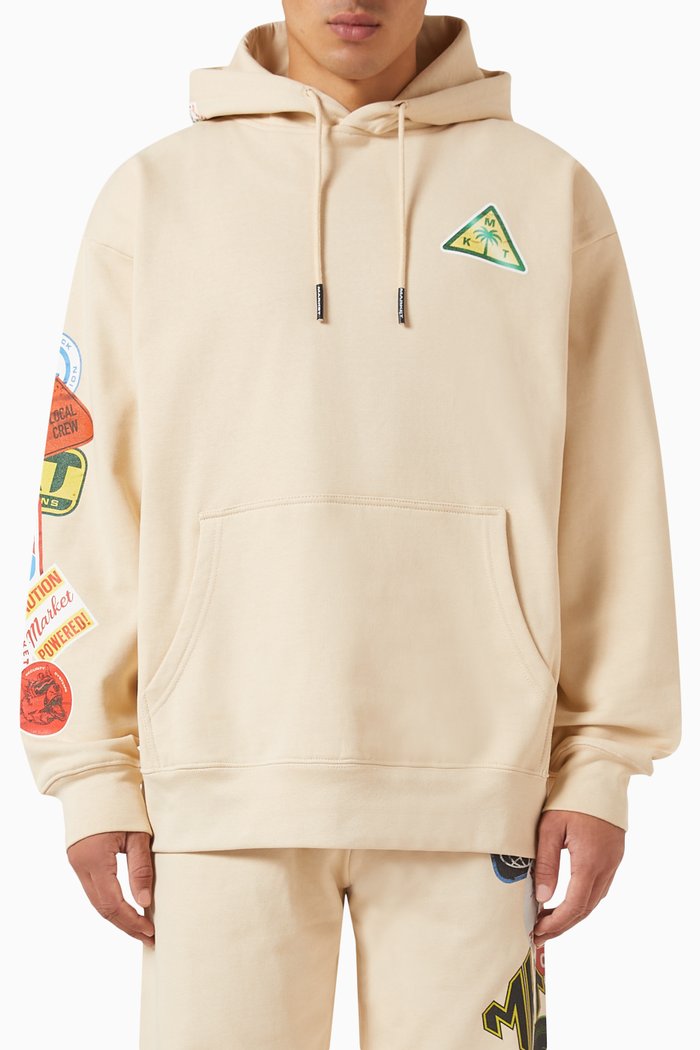 

Hard Hat Hoodie in Cotton-fleece, Neutral
