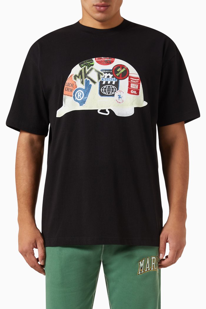 

Hard Hat T-shirt in Cotton-jersey, Black