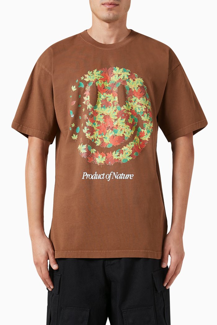 

Smiley® Product of Nature T-shirt in Cotton-jersey, Red