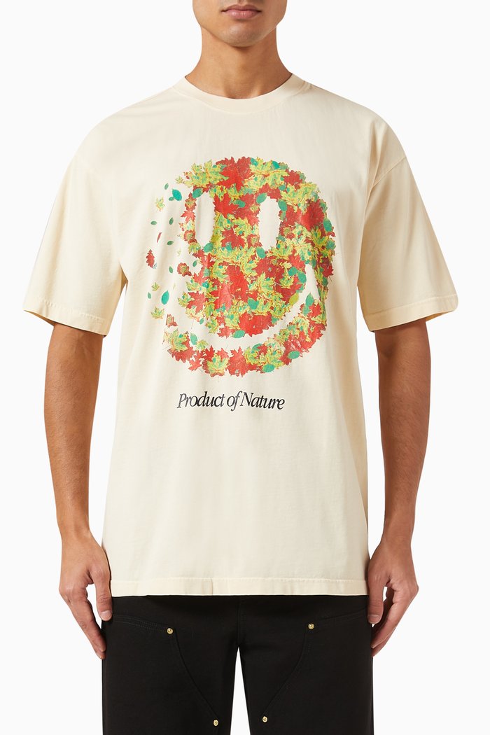 

Smiley® Product of Nature T-shirt in Cotton-jersey, Neutral