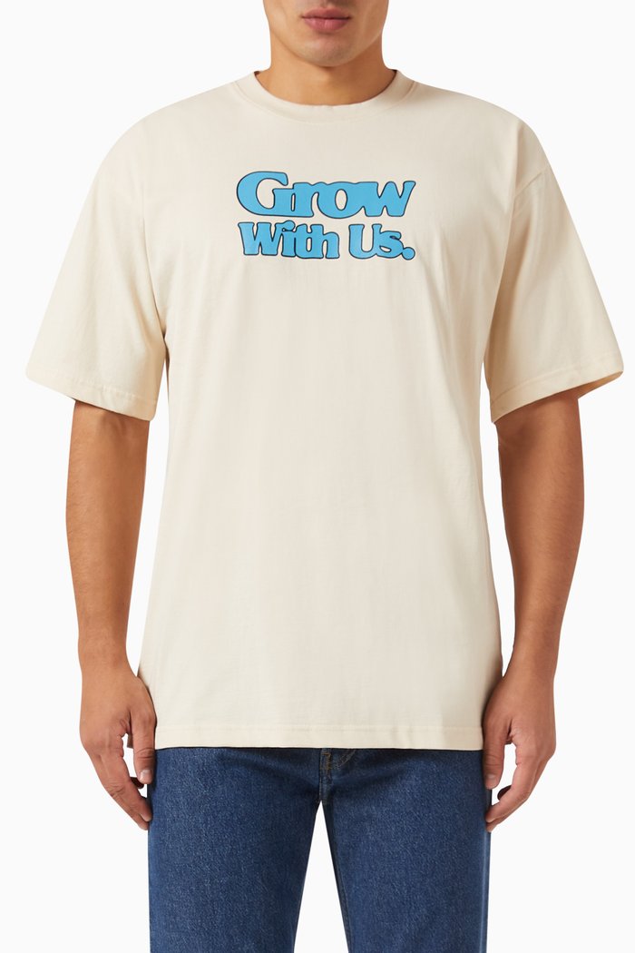 

Grow With Us T-shirt in Cotton-jersey, Neutral