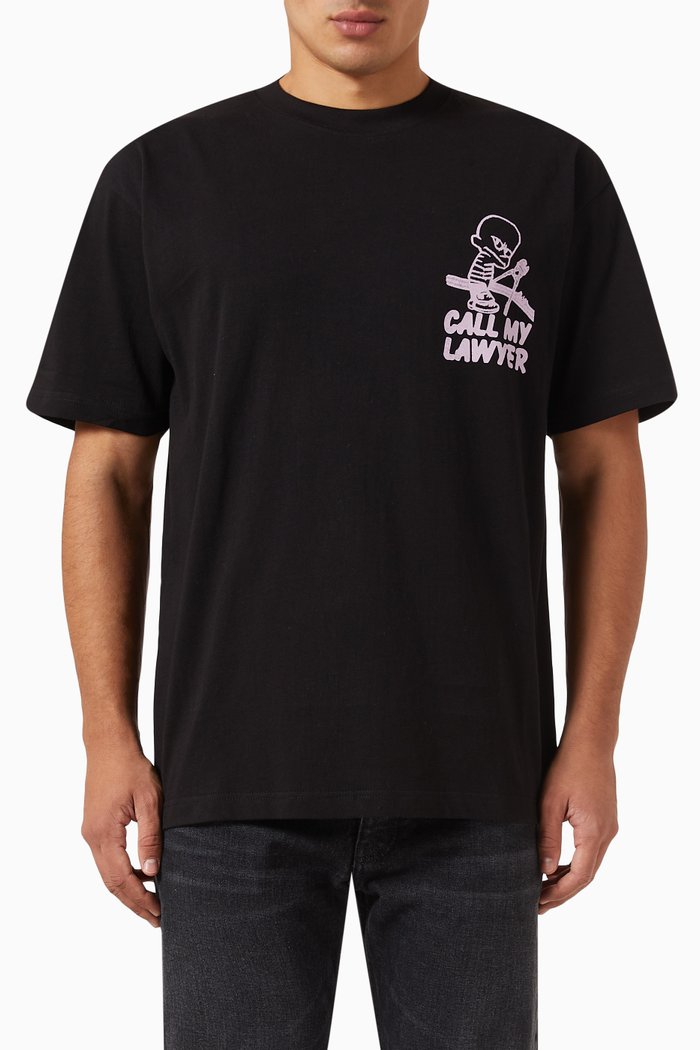 

Not Guilty T-shirt in Cotton-jersey, Black