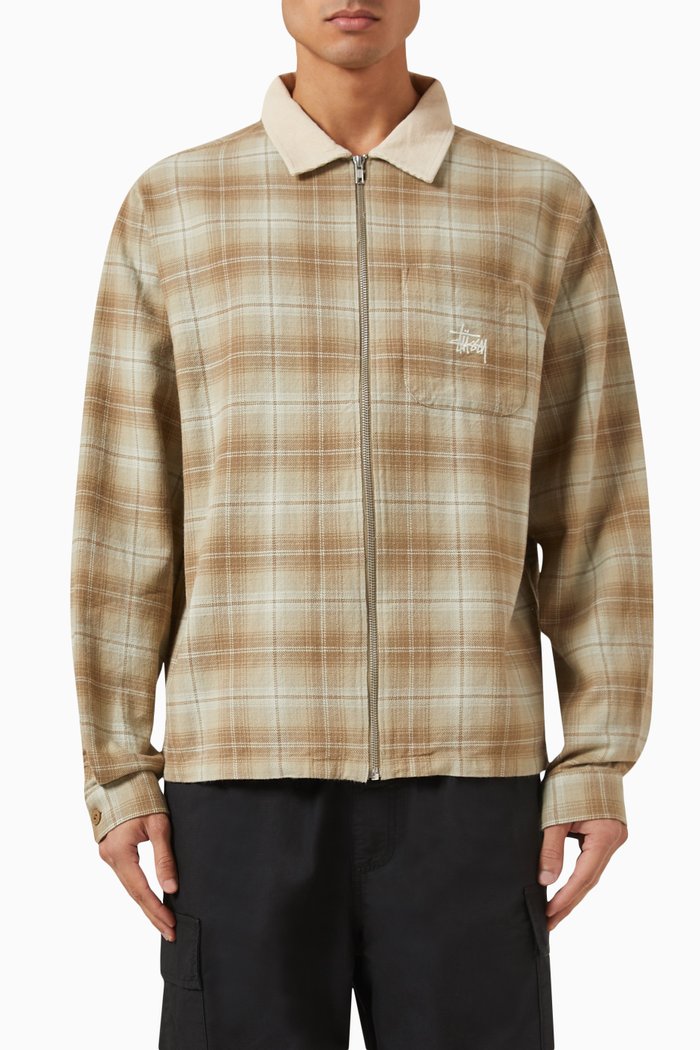 

Frank Plaid Shirt in Cotton, Multicolour