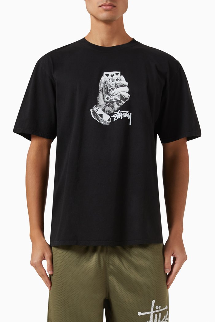 

All Bets Off T-shirt in Cotton, Black