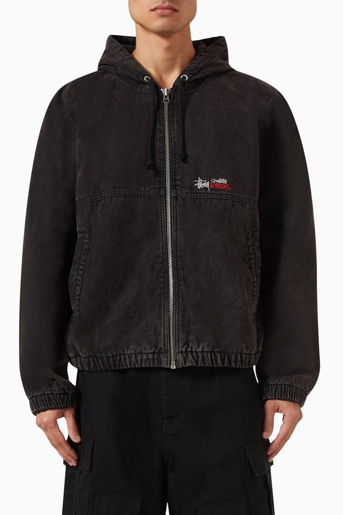 

Work Jacket in Insulated Canvas, Black