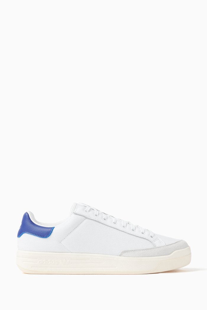 

Kith x Adidas Rod Laver Sneakers in Mesh & Leather, White