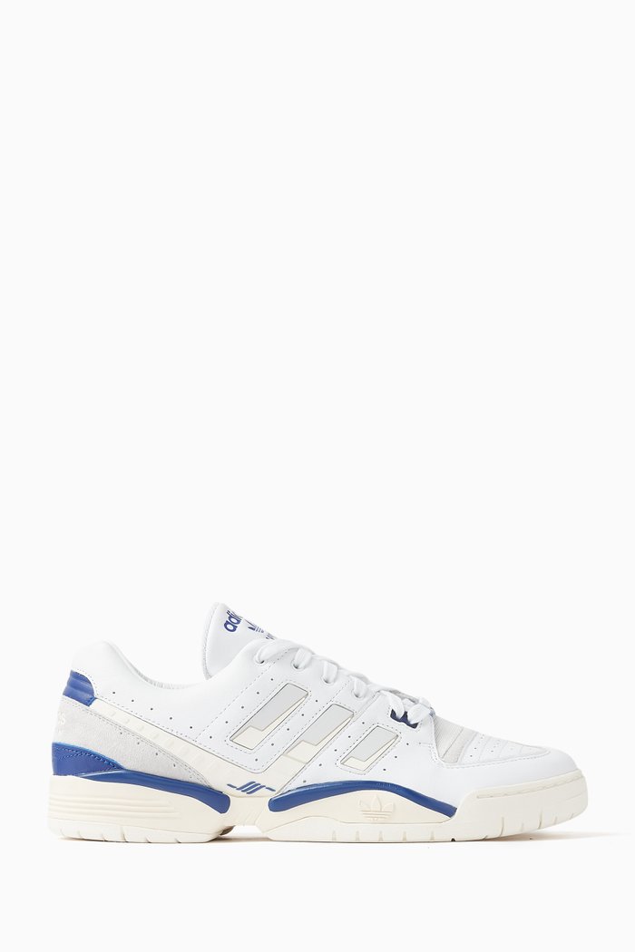

Kith x Adidas Torsion Edberg Comp Sneakers in Leather, White