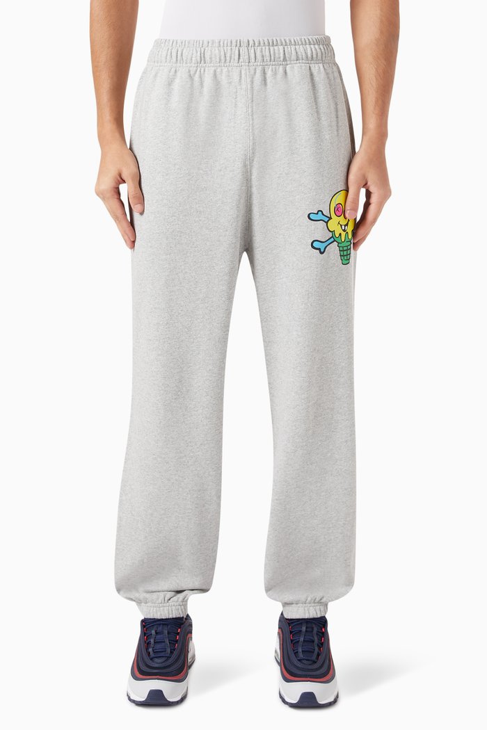 

Logo Sweatpants in Cotton Loopback, Grey