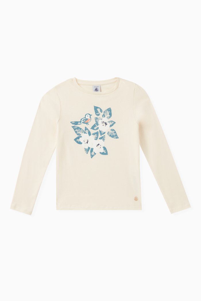 

Graphic Print T-shirt in Cotton, Multicolour
