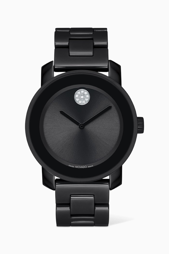 

Bold Iconic Quartz Watch, 34mm, Black
