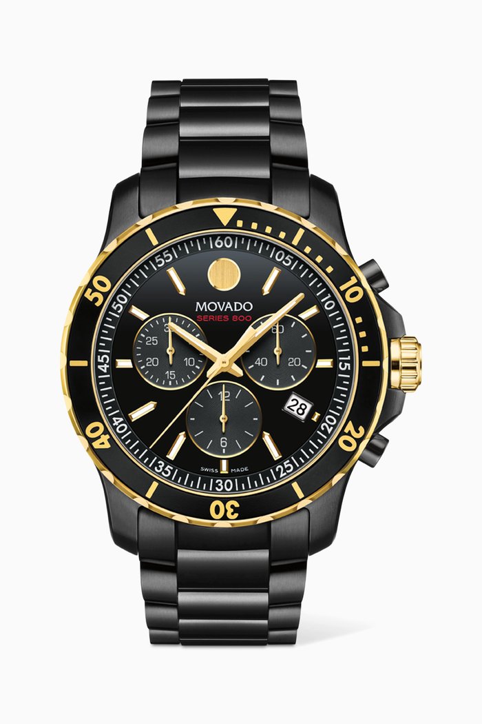 

Series 800 Chronograph Watch, 42mm, Black