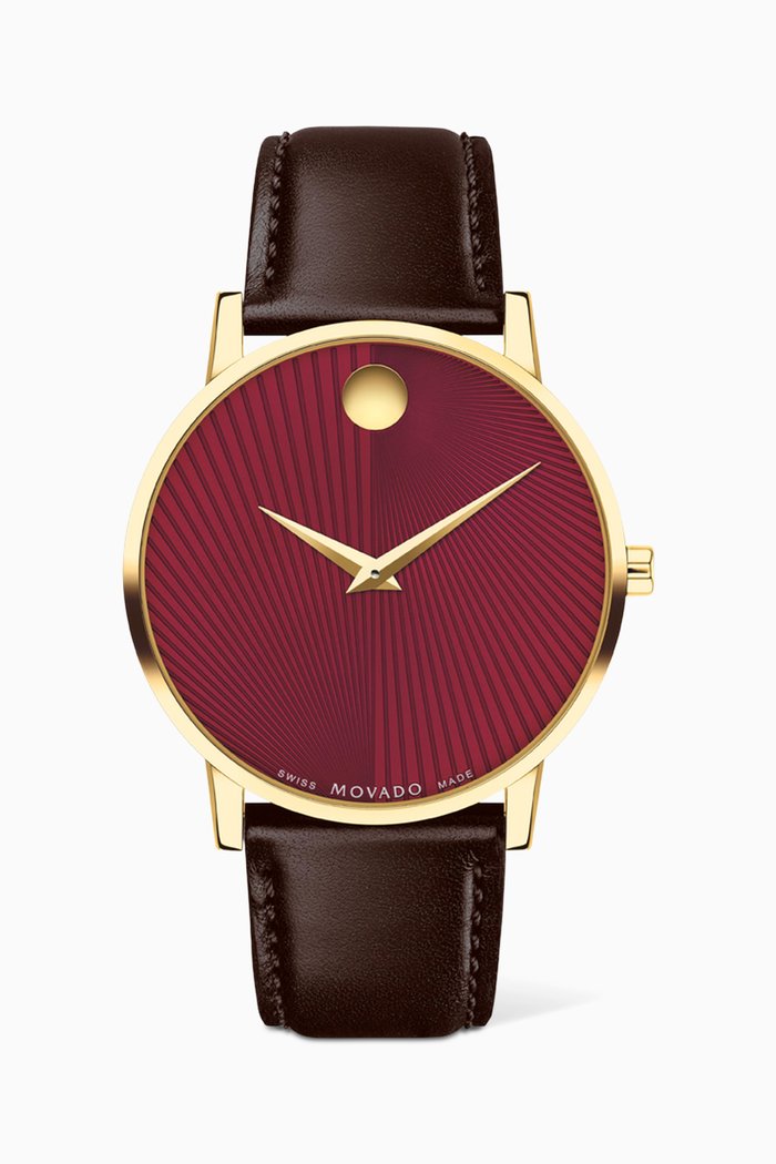 

Museum Classic Quartz Watch, 40mm, Red