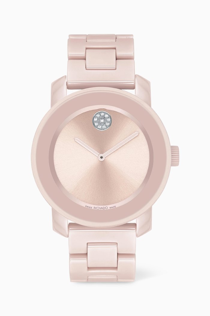 

Bold Iconic Quartz Watch, 36mm, Pink