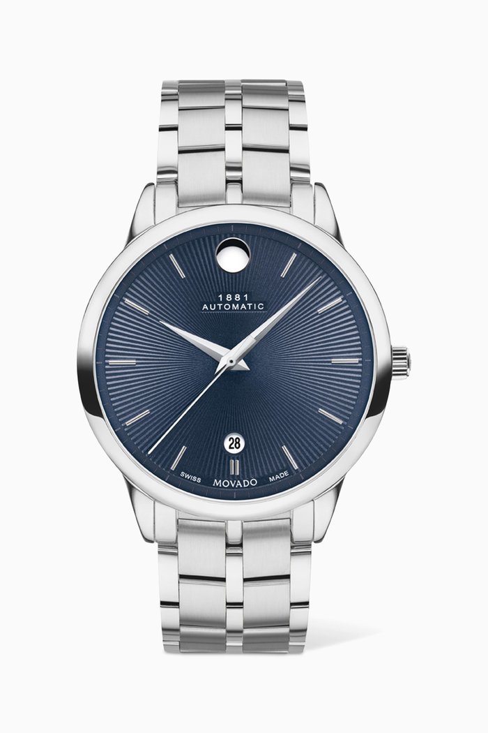

1881 Automatic Watch, 39mm, Blue