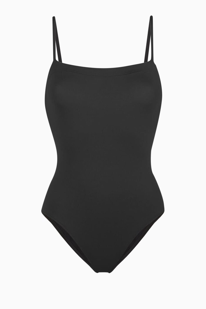 

Aquarelle Tank One-piece Swimsuit, Black