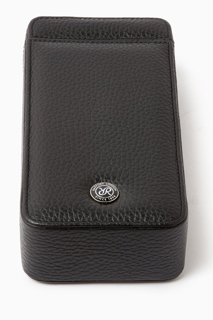 

Berkeley Single Watch Slipcase in Leather, Black