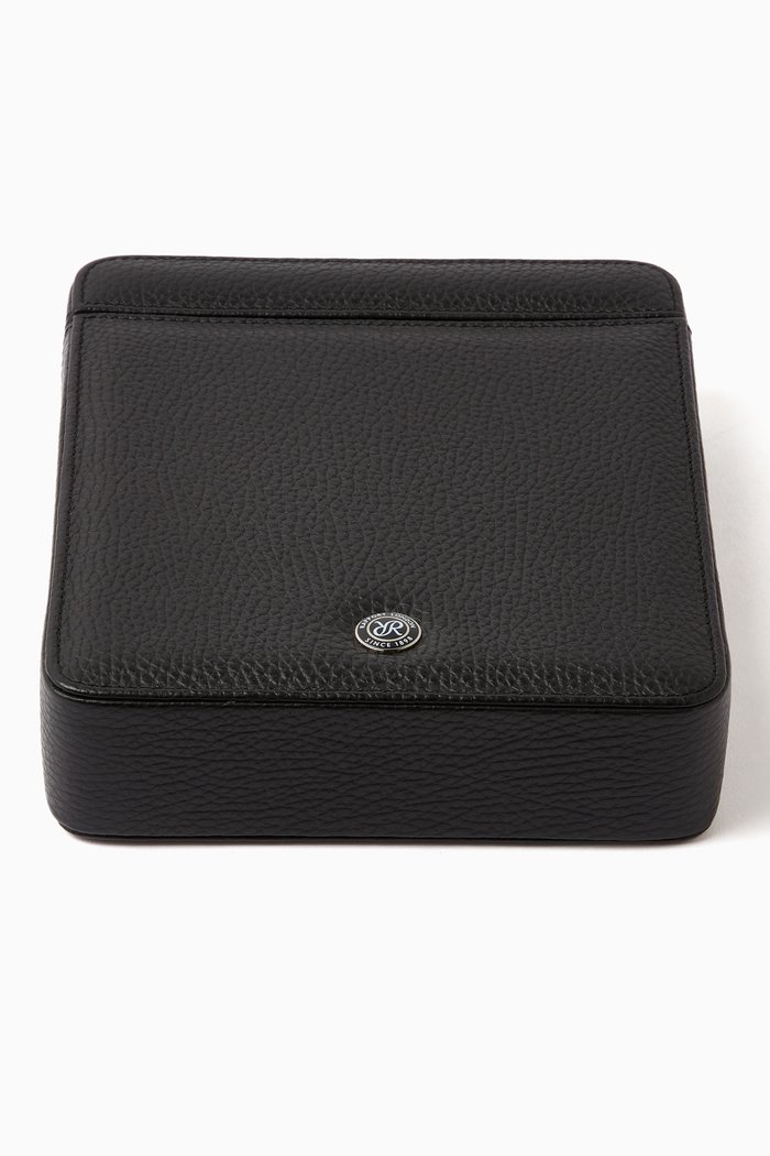 

Berkeley Double Watch Slipcase in Leather, Black