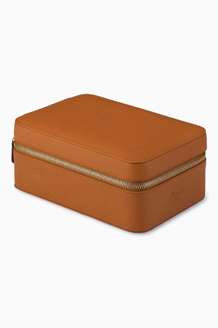 

Hyde Park Watch Case in Leather, Brown