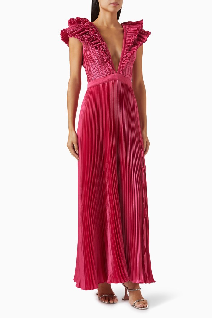 

Tuileries Split Gown, Pink