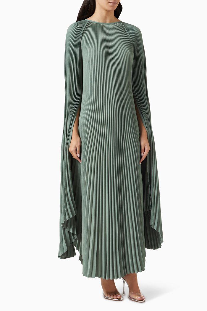 

Palais Gown in Satin, Green