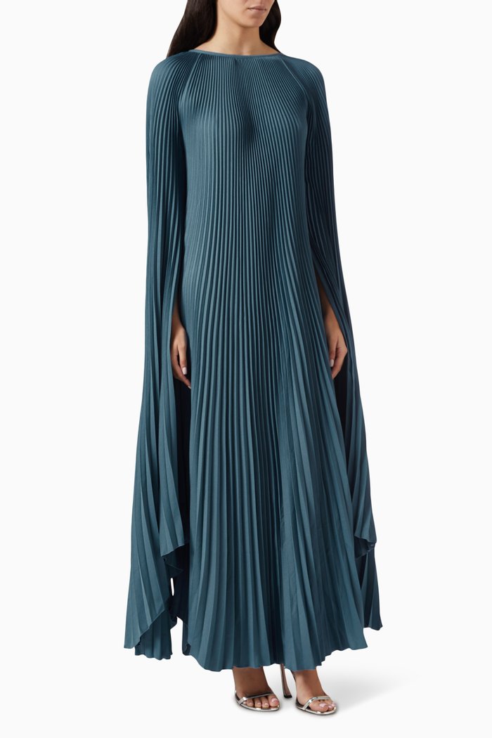 

Palais Gown in Satin, Blue