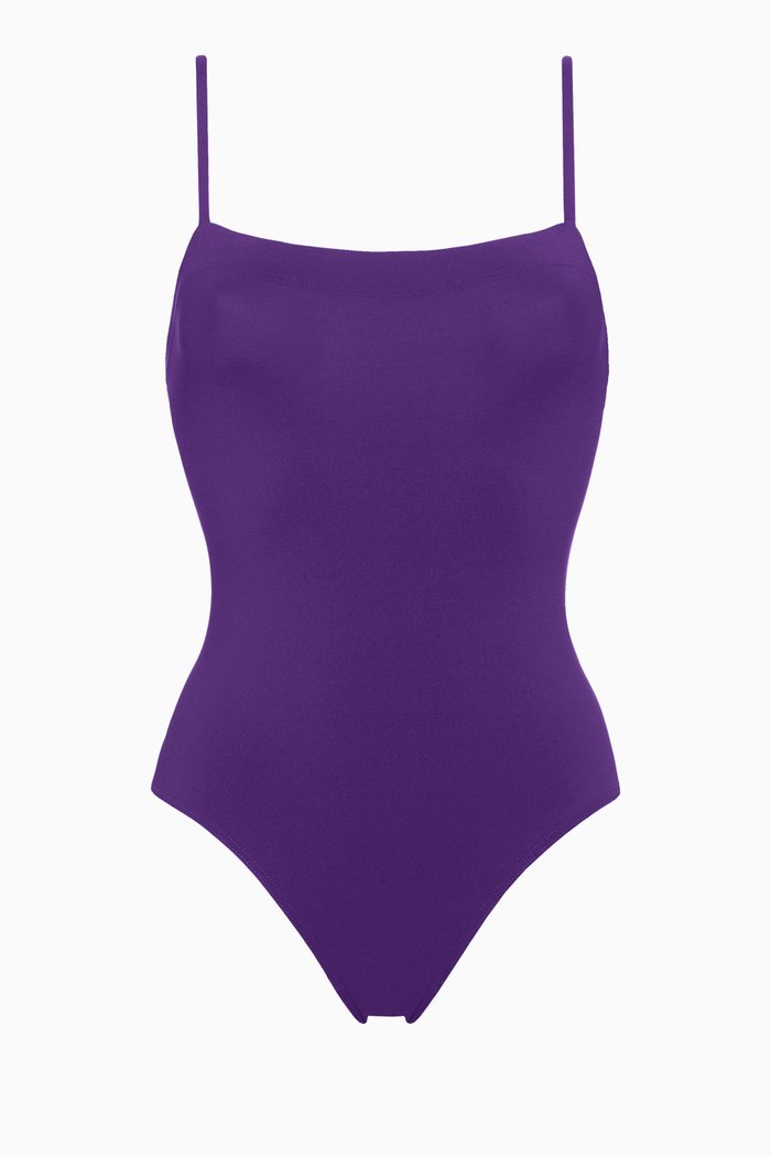 

Aquarelle Tank One-piece Swimsuit, Purple