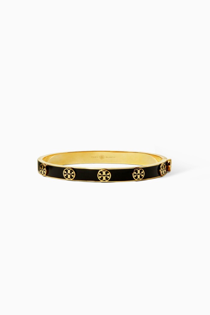 

Miller Stud Enamel Hinge Bracelet in Gold-tone Metal