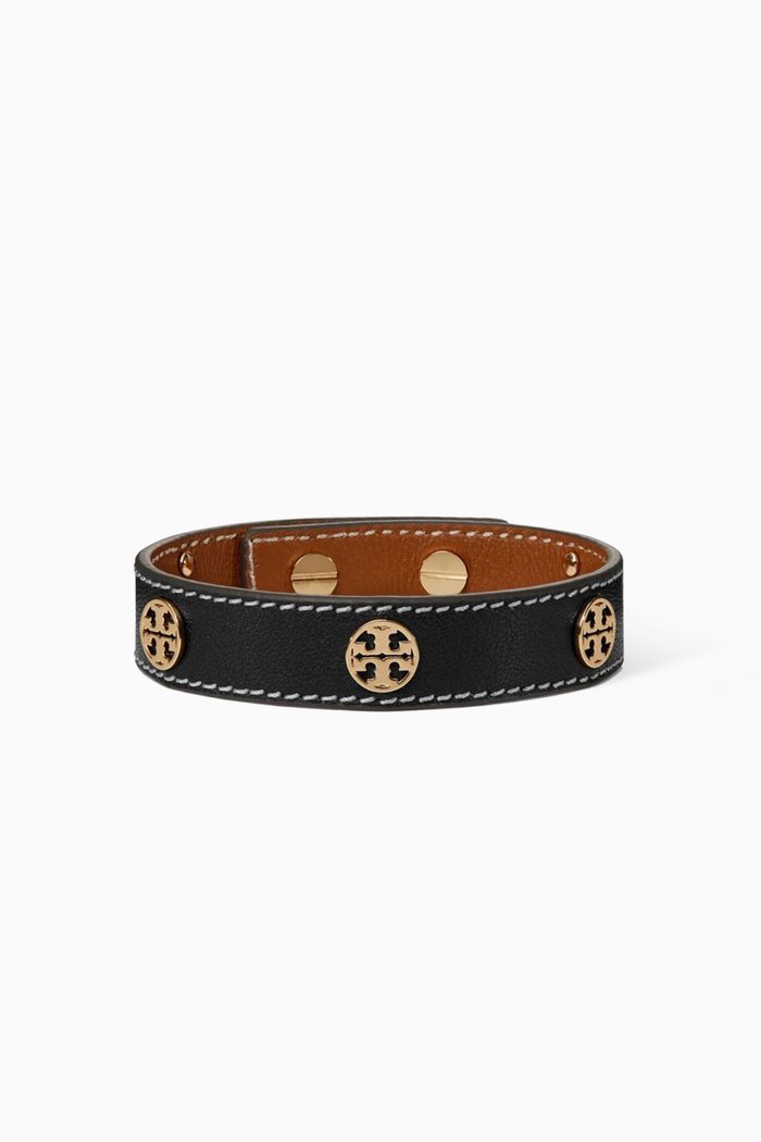 

Miller Bracelet in 18kt Gold-plated Brass & Leather