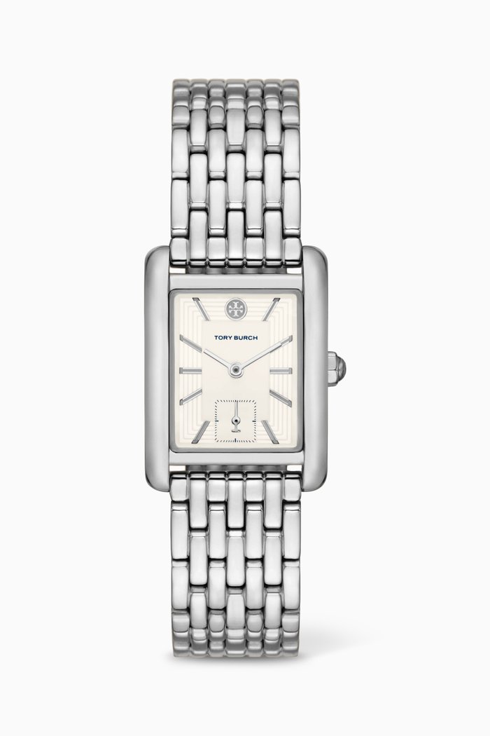 

Eleanor Stainless Steel Quartz Watch, 19mm x 36mm, Silver