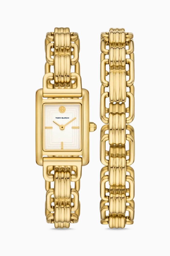 

Mini Eleanor Double-wrap Quartz Stainless Steel Watch, 19 x 28mm, Gold