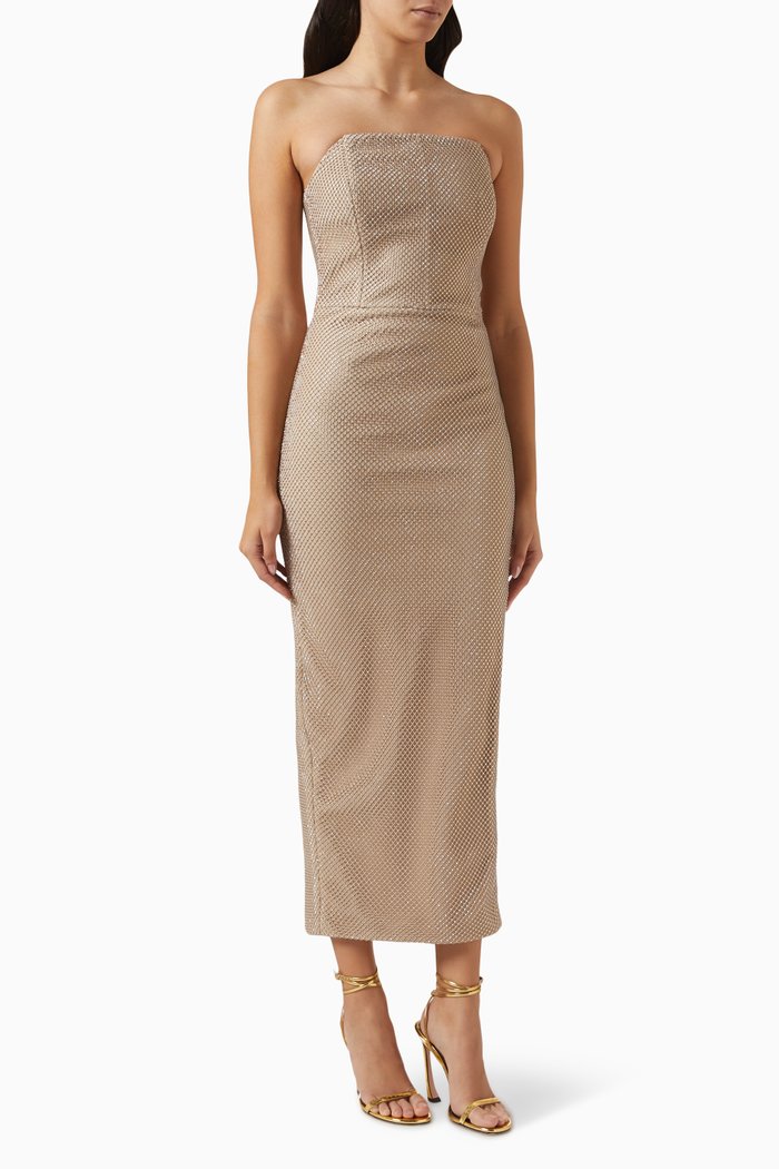 

Lumiere Midi Dress, Neutral