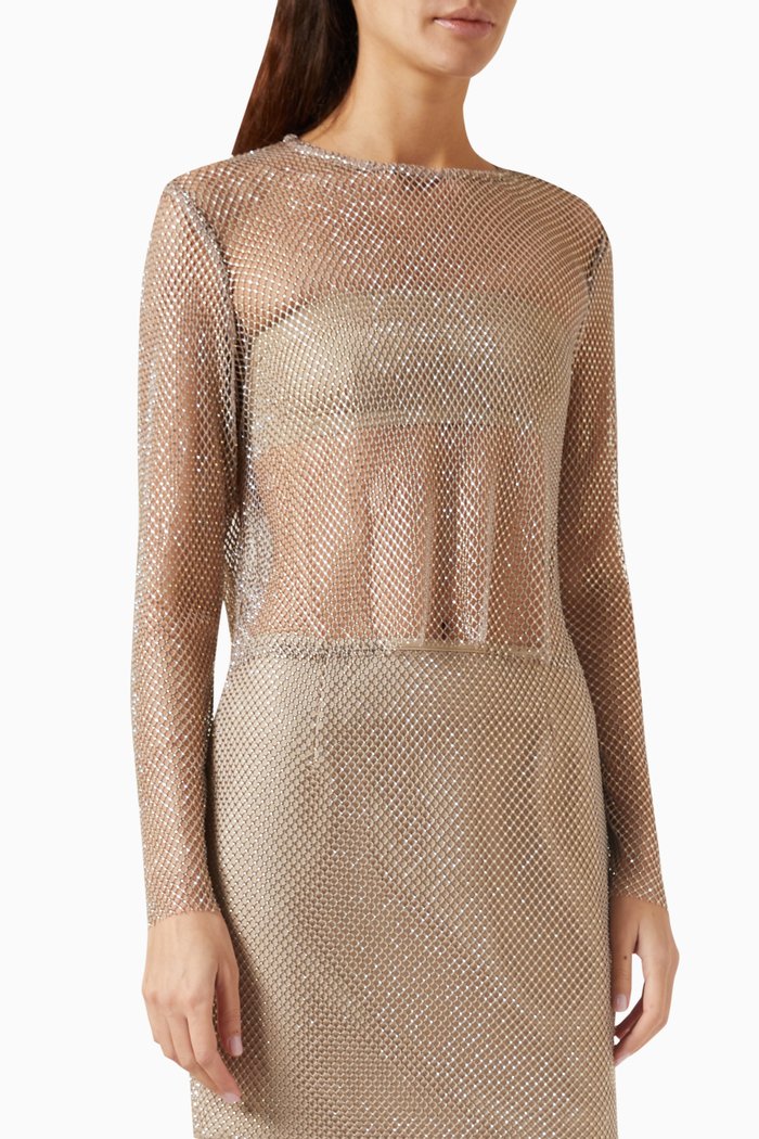 

Lumiere Top in Net, Neutral