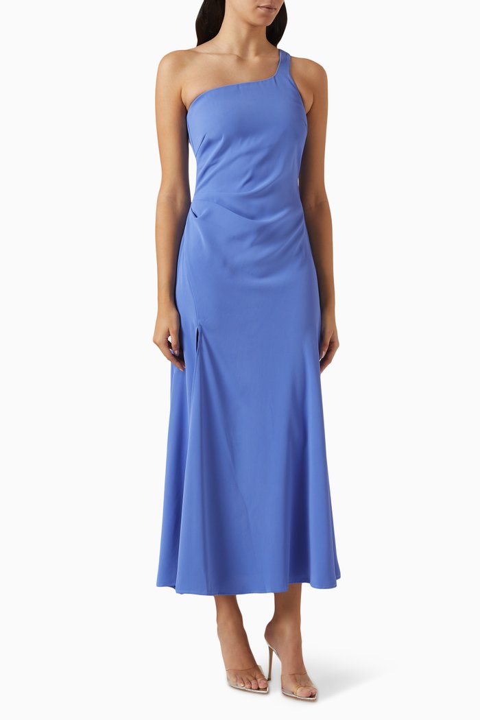 

Manifest One-shoulder Dress, Blue