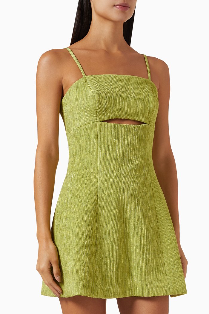 

Cascade Mini Dress, Green