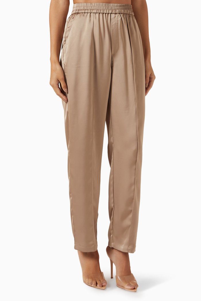 

Adrift Stitched Pleat Pants, Neutral