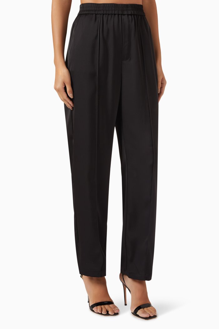 

Adrift Stitched Pleat Pants, Black