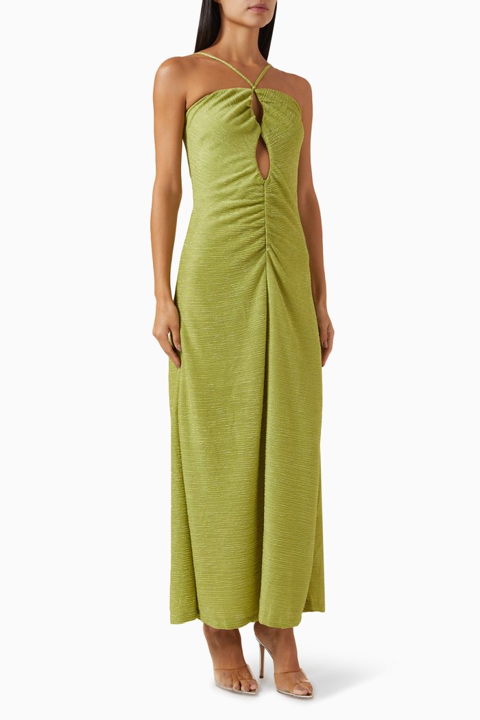 

Cascade Maxi Dress, Green