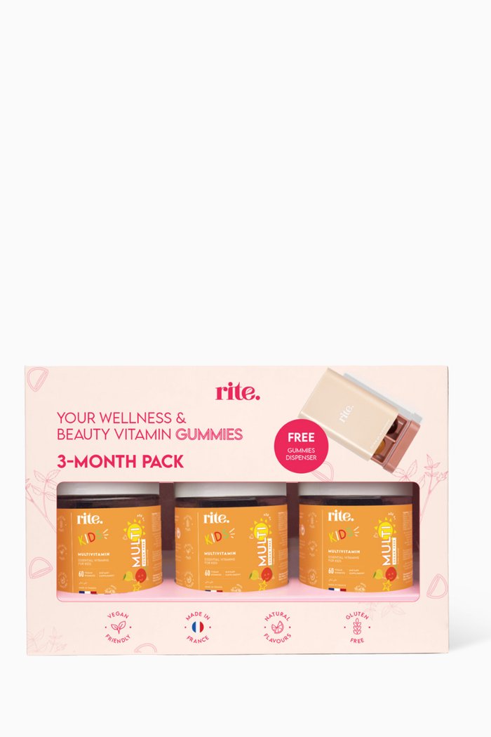 

Kids Multi Vitamins Gummies Gift Set, Colourless