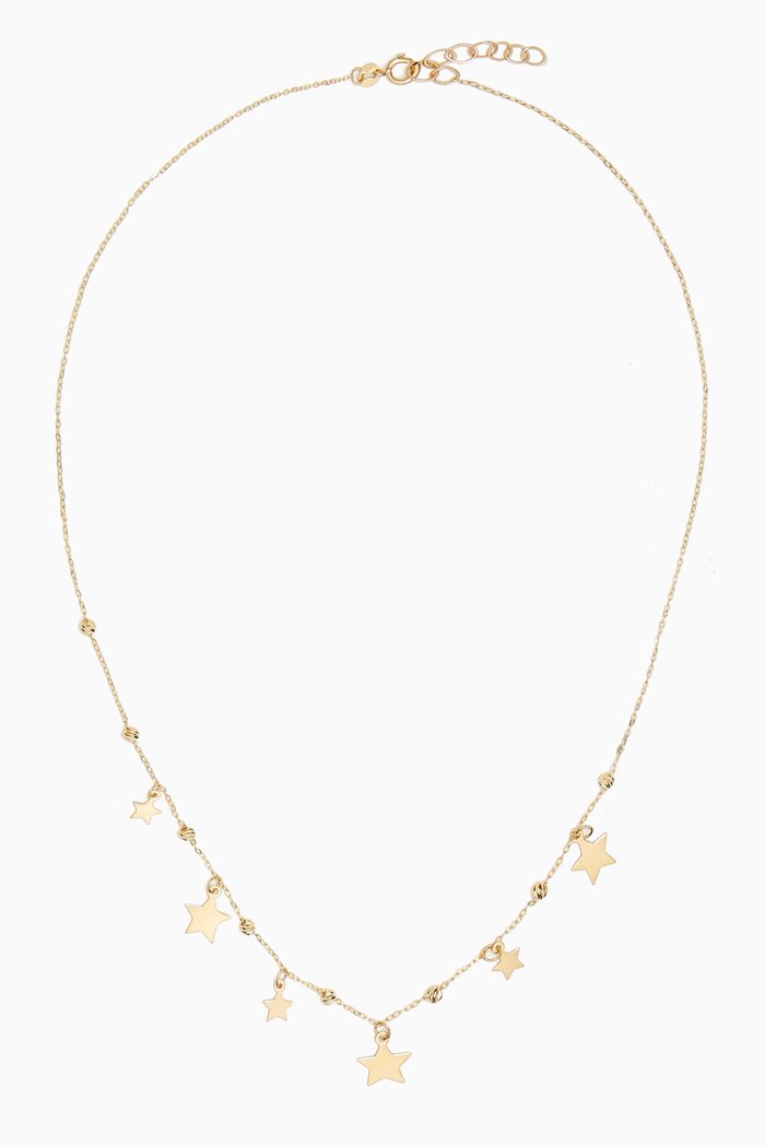 

Asta Star Charm Necklace in 18kt Gold