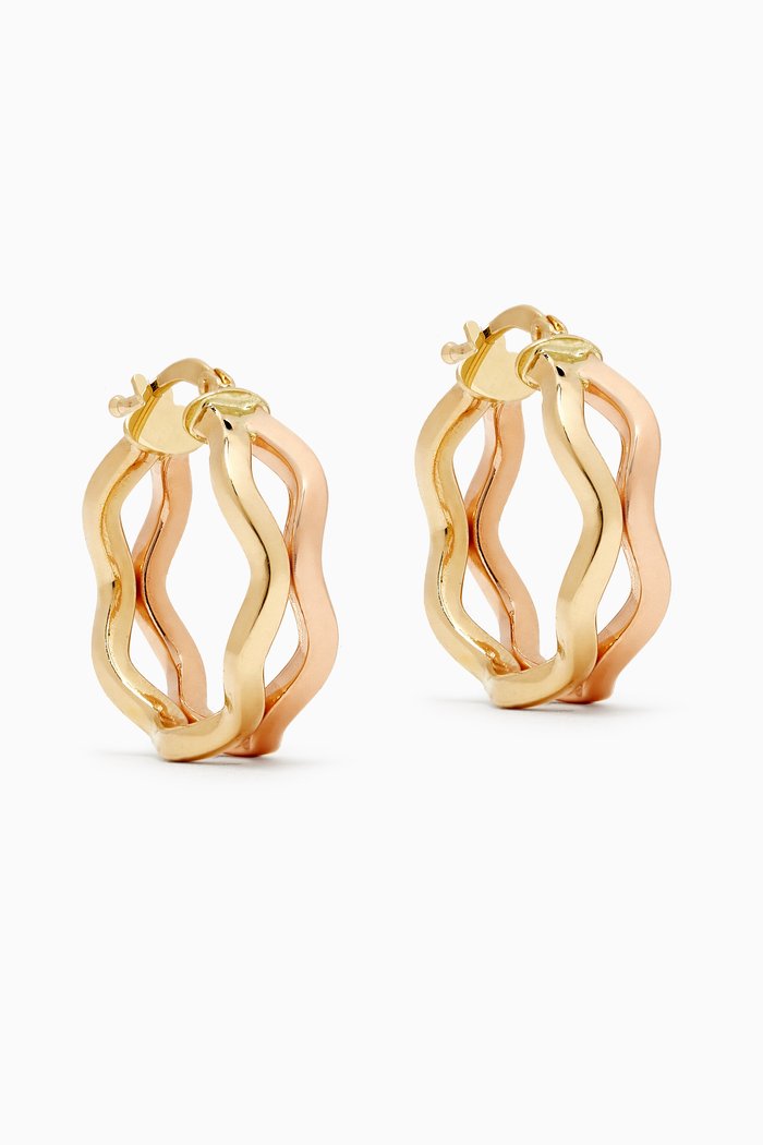 

Fiorella Hoop Earrings in 18kt Gold