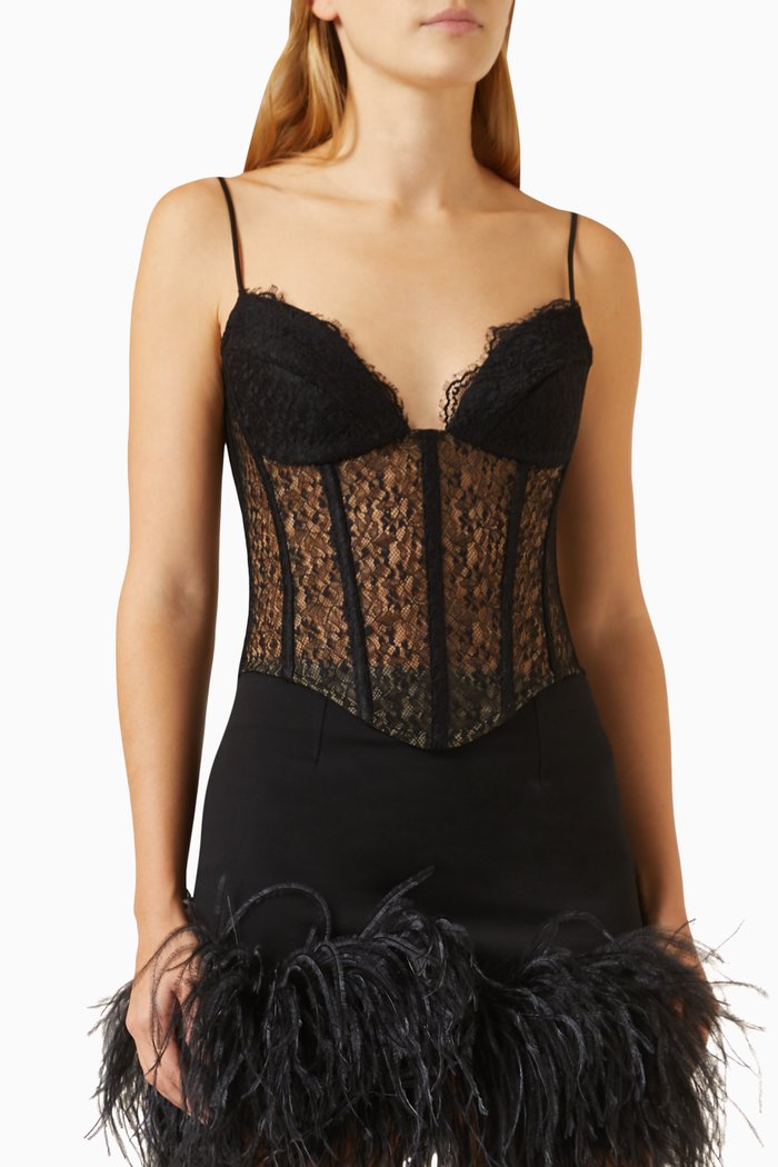 

Bustier Corset in Lace, Black