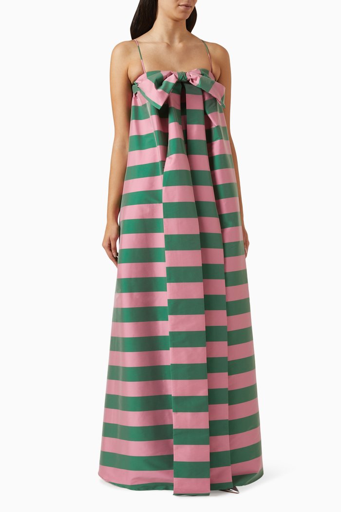 

Estelle Maxi Dress in Taffeta, Multicolour