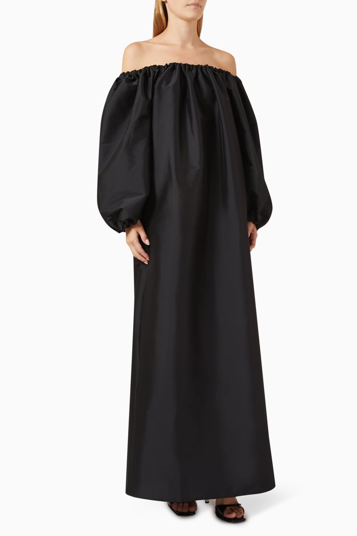 

Bobby Off-shoulder Maxi Dress, Black