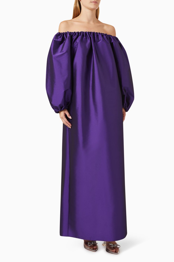 

Bobby Off-shoulder Maxi Dress, Purple