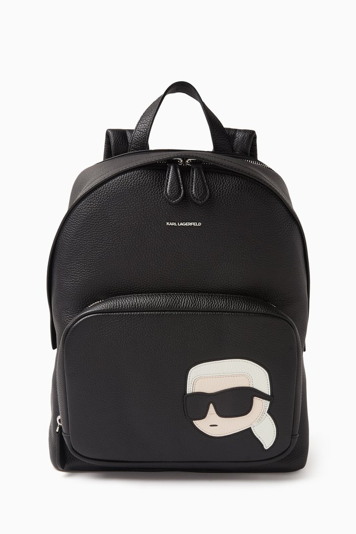 

K/Ikonik 2.0 Backpack in Leather, Black