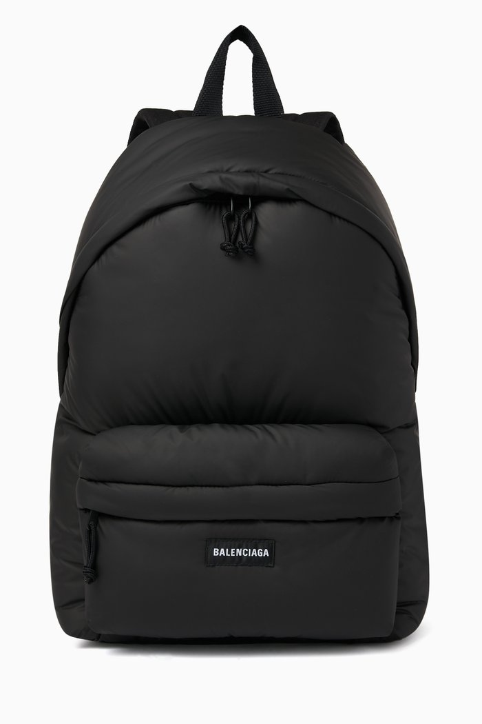 

Explorer Backpack in Puffed Nylon, Black