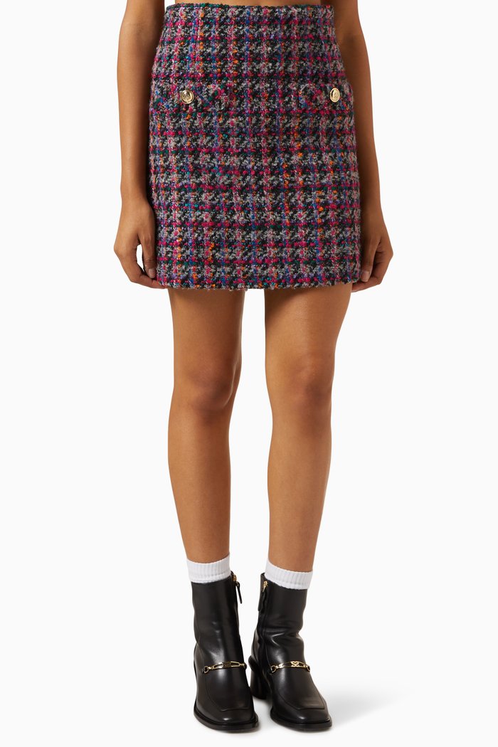 

Mini Skirt in Tweed, Multicolour