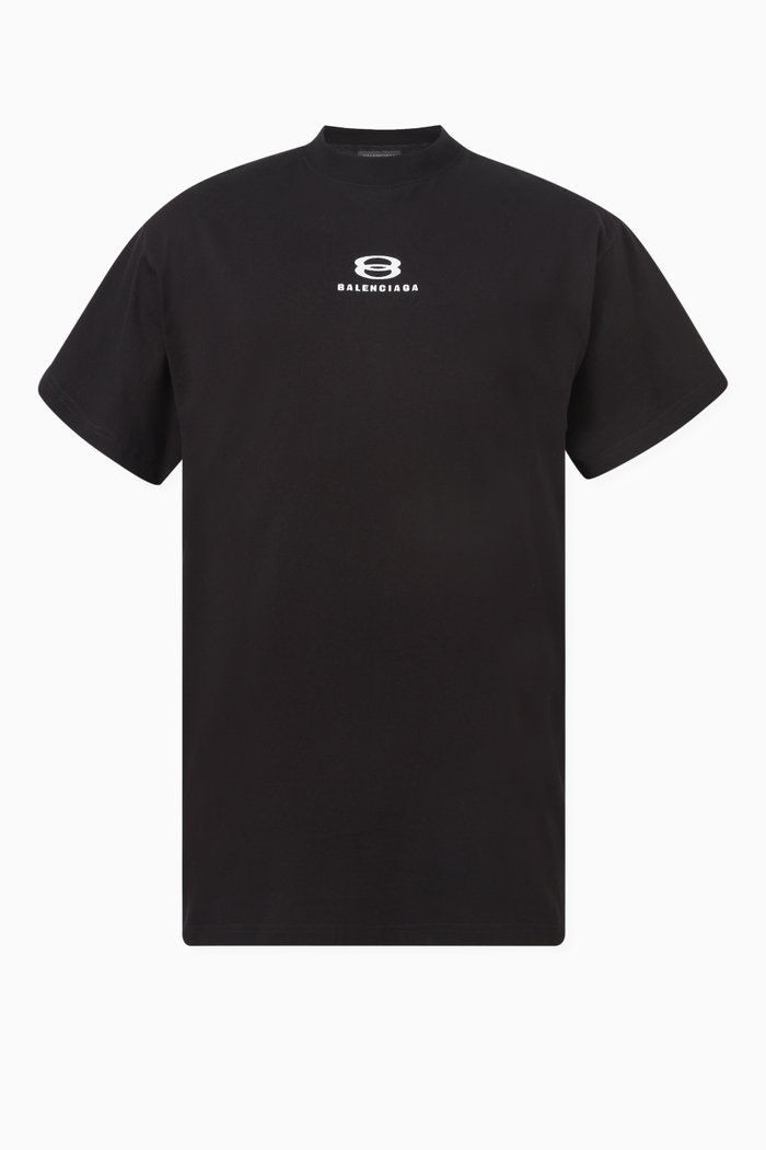 

Unity Sports Icon Deconstructed T-Shirt in Cotton, Black
