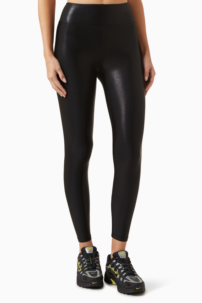 

Marvel Leggings in Metallic-nylon, Black